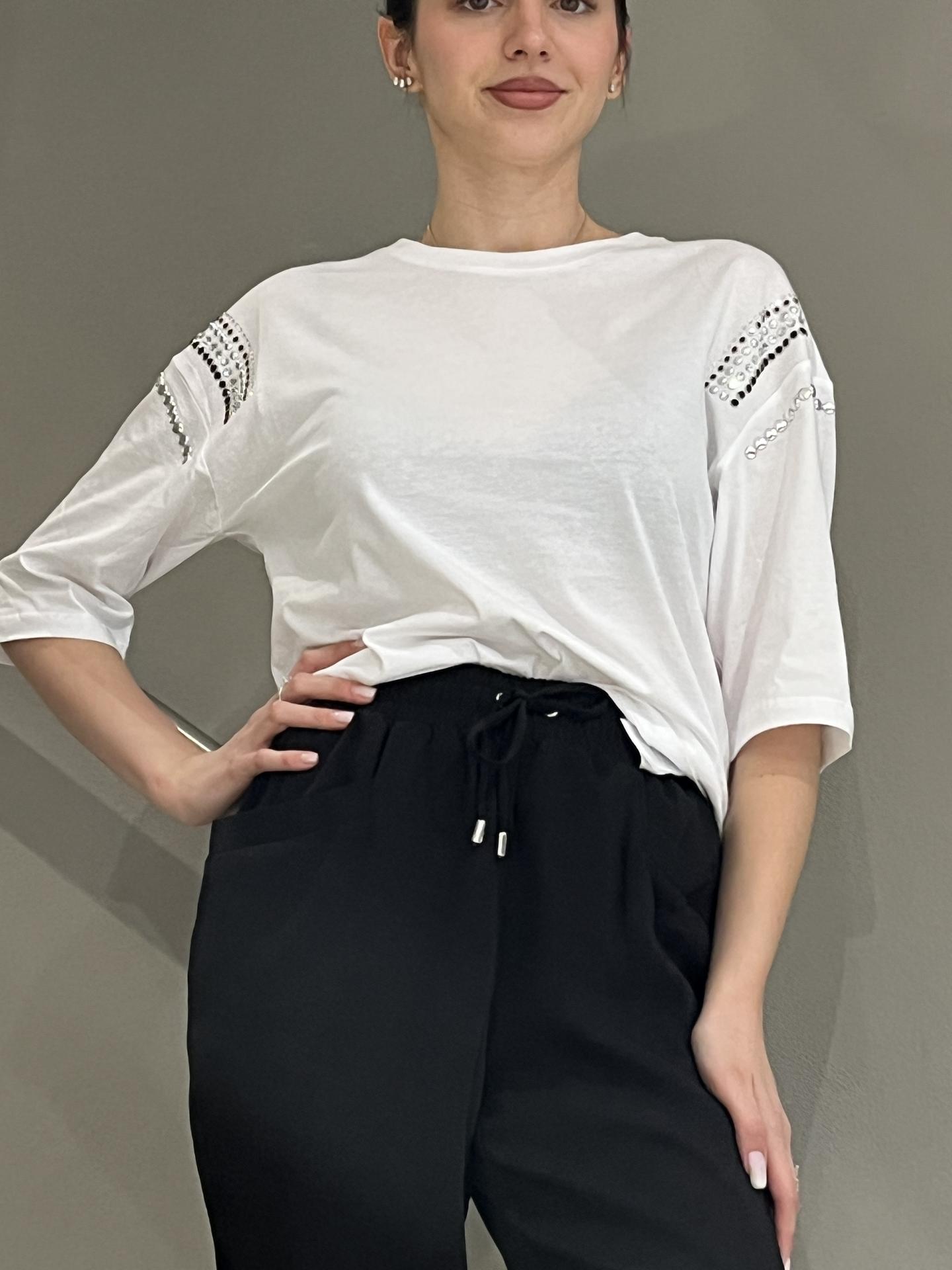 MAGLIA LIU.JO WEAR WA6128 BIANCO