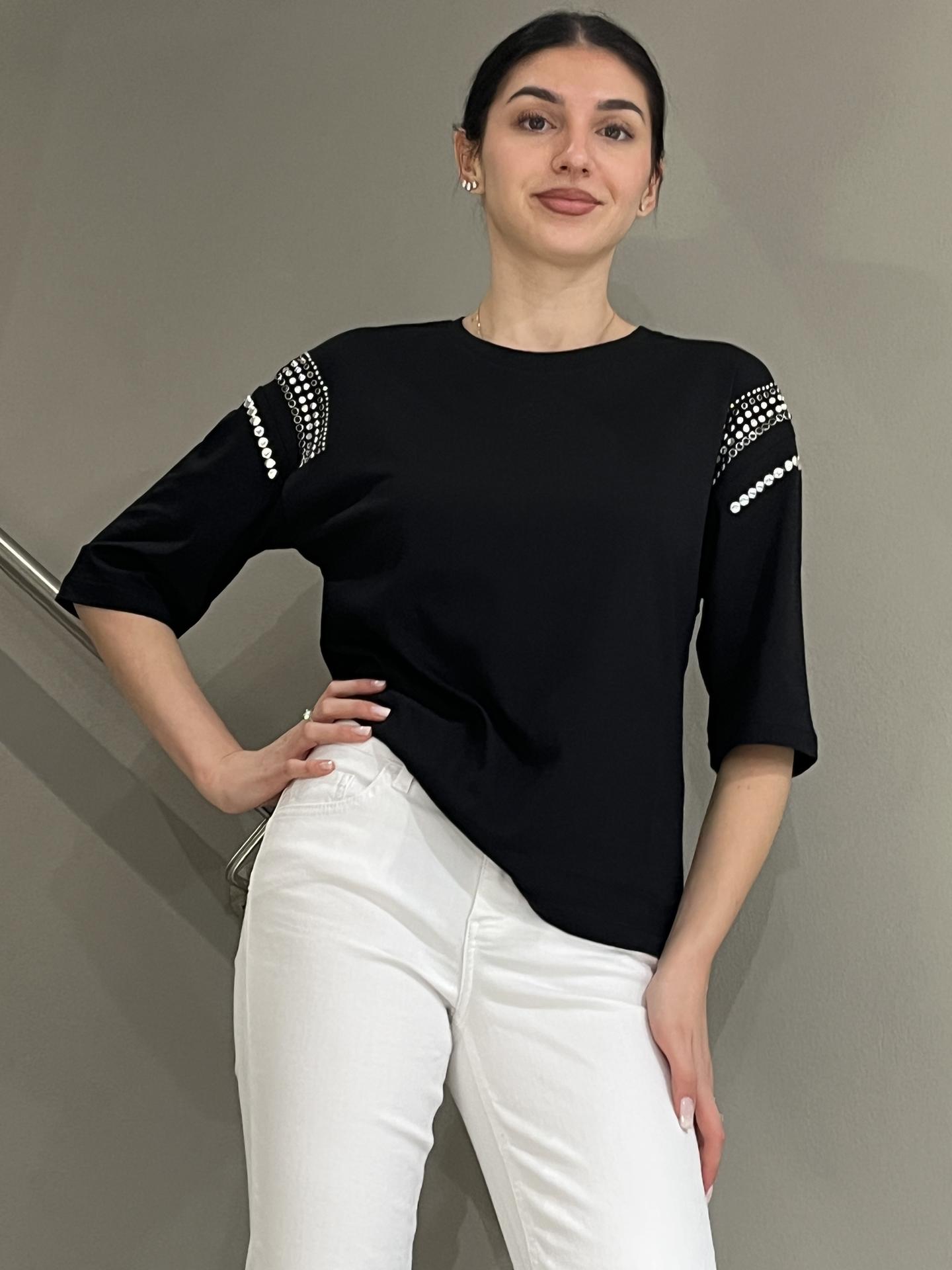 MAGLIA LIU.JO WEAR WA6128 NERO