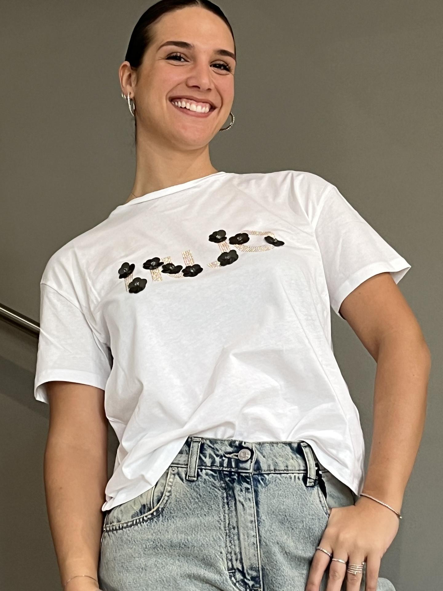 MAGLIA LIU.JO WEAR WA6238P9560 BIANCO