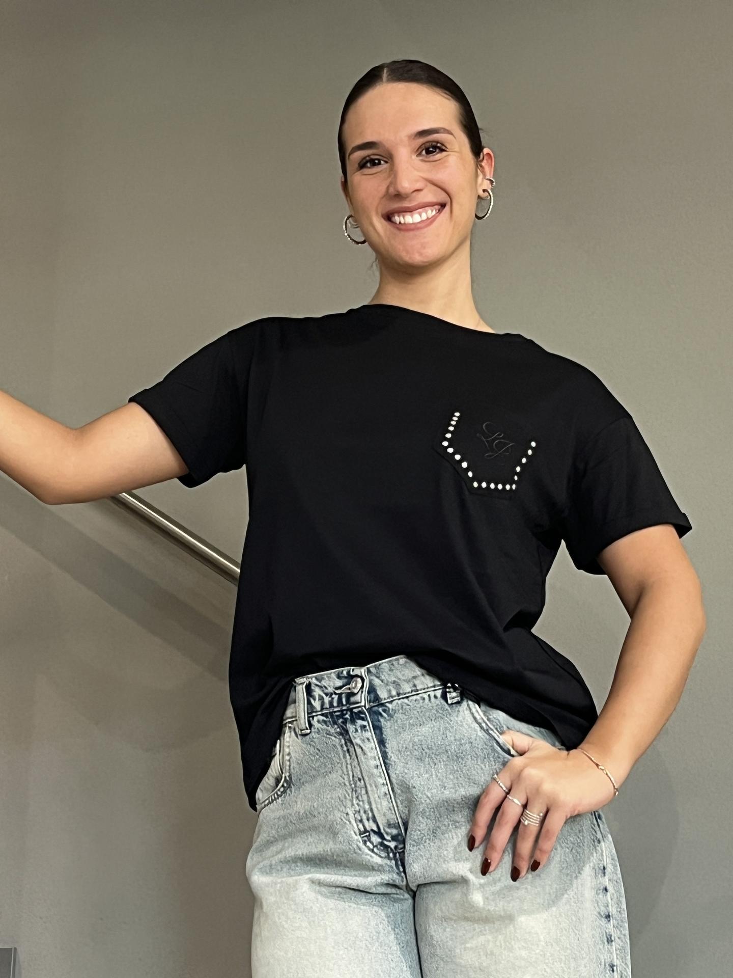 MAGLIA LIU.JO WEAR WA6372 NERO