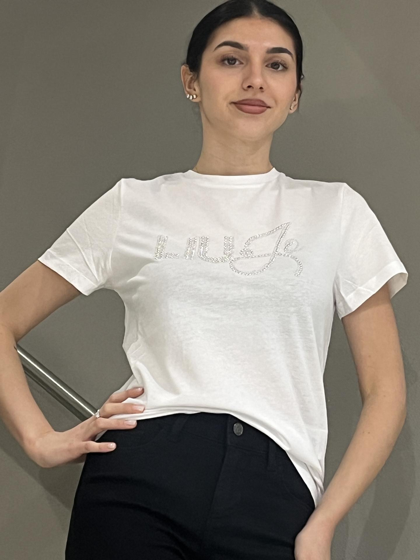 MAGLIA LIU.JO WEAR WA6491 BIANCO