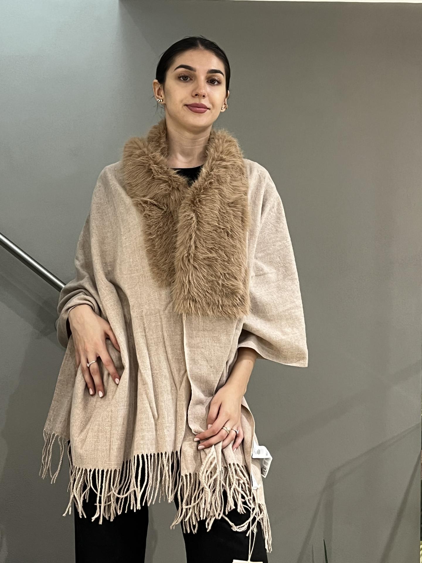 SCIARPA RINO&PELLE WENDY BEIGE