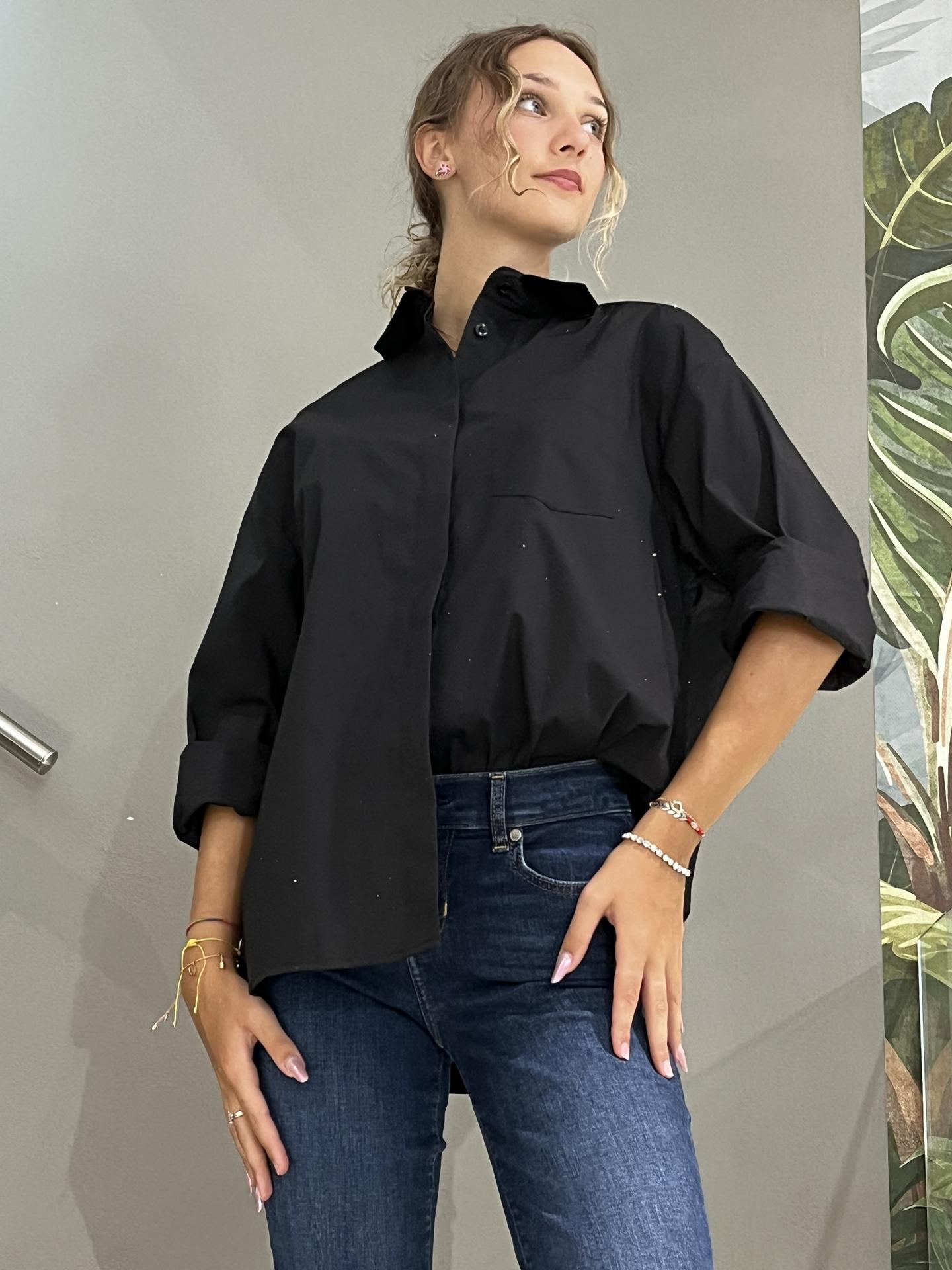 CAMICIA LIU.JO WEAR WF4199 NERO