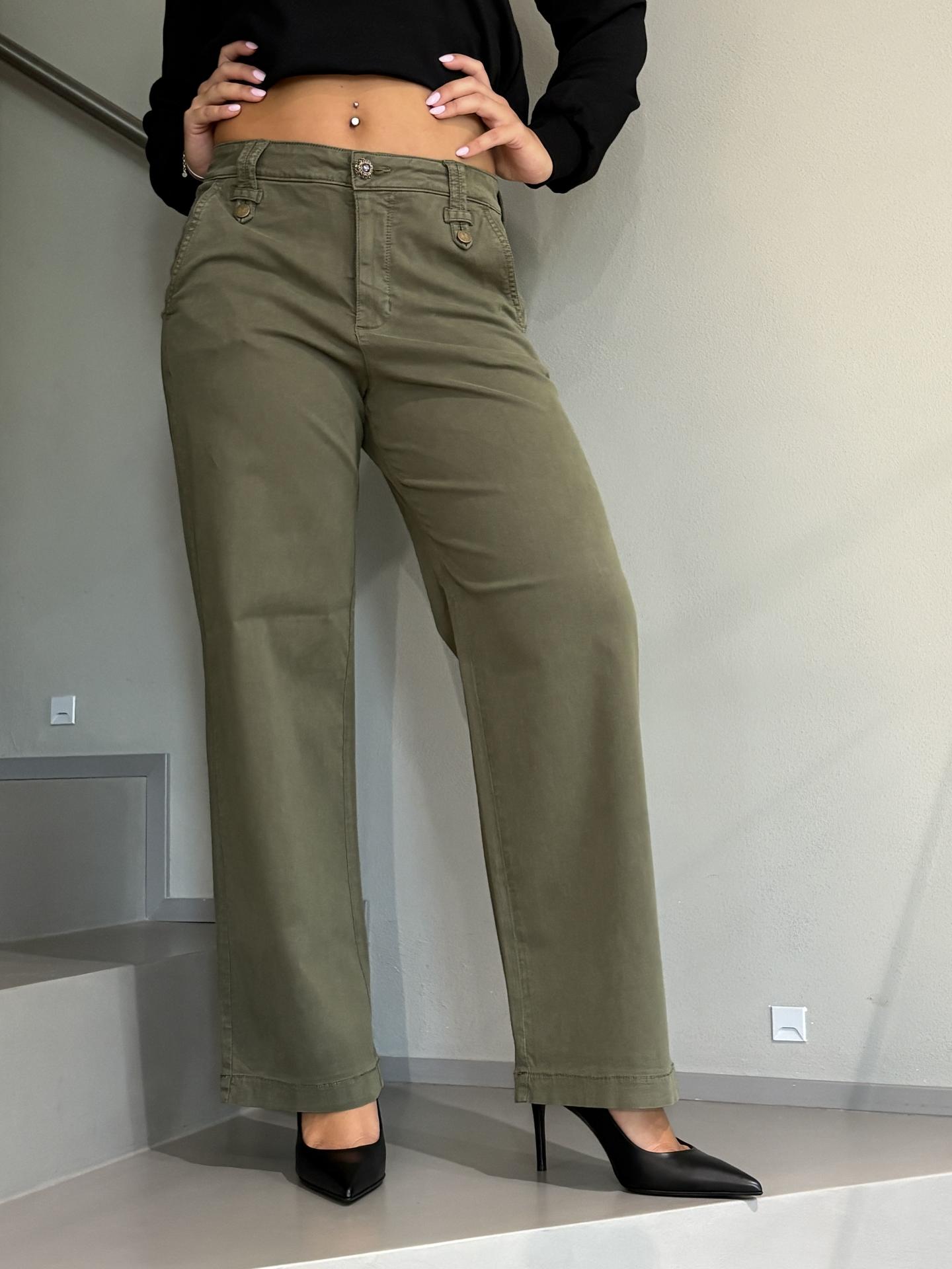 PANTALONE LIU.JO WEAR WF6125 VERDE
