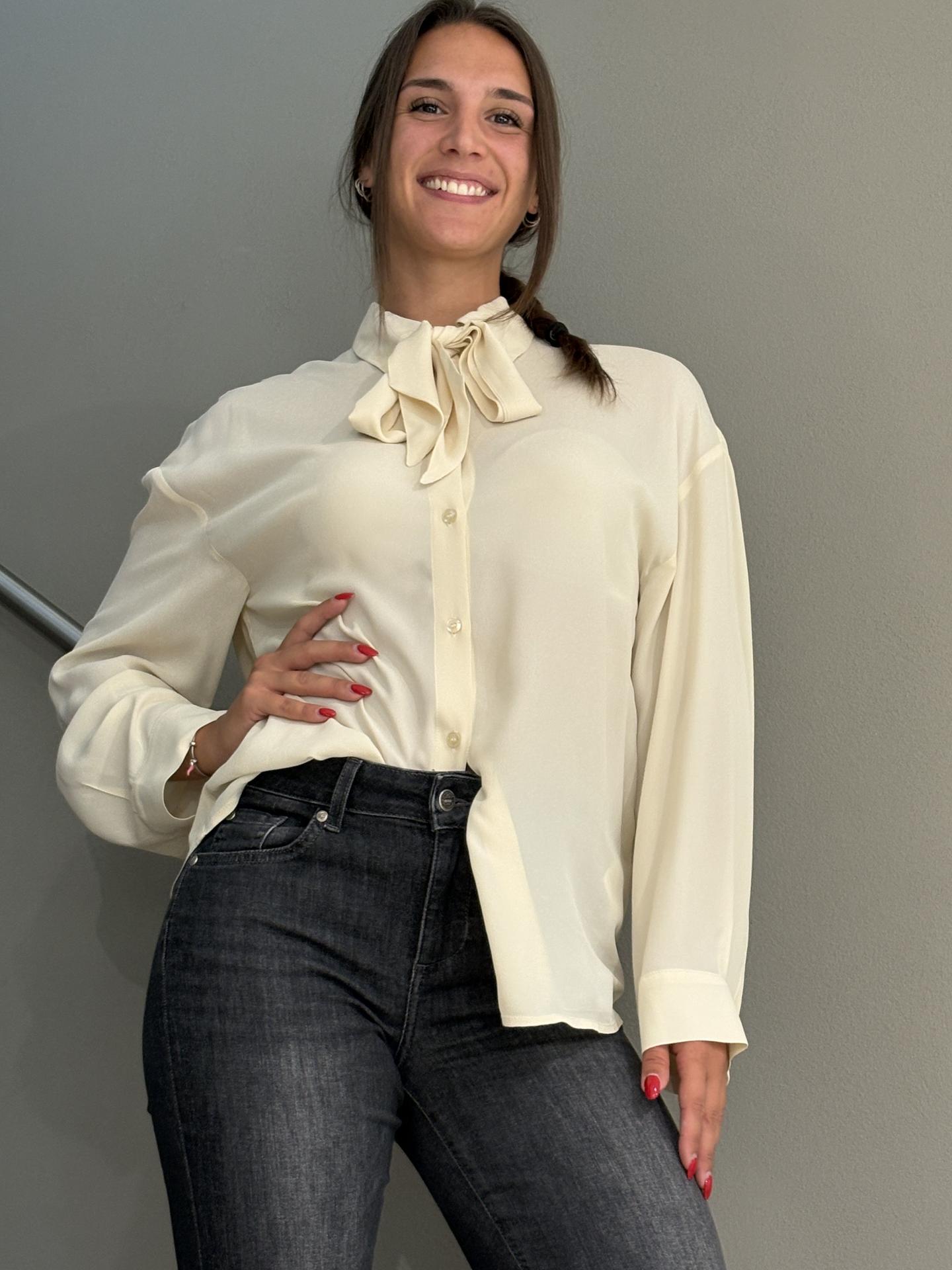 CAMICIA LIU.JO WEAR WF6330 BEIGE