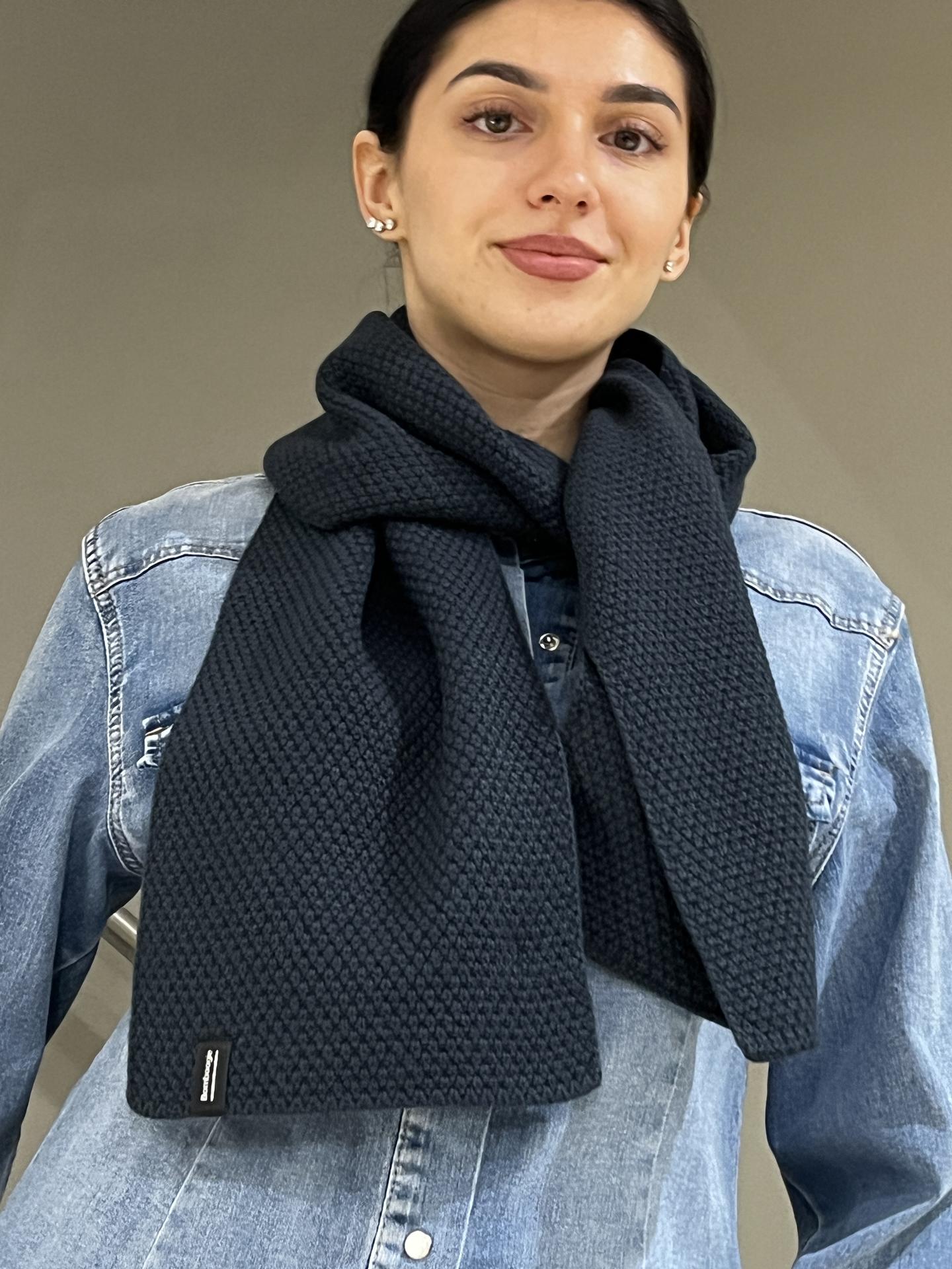 SCIARPA BOMBOOGIE WU8295 BLUE