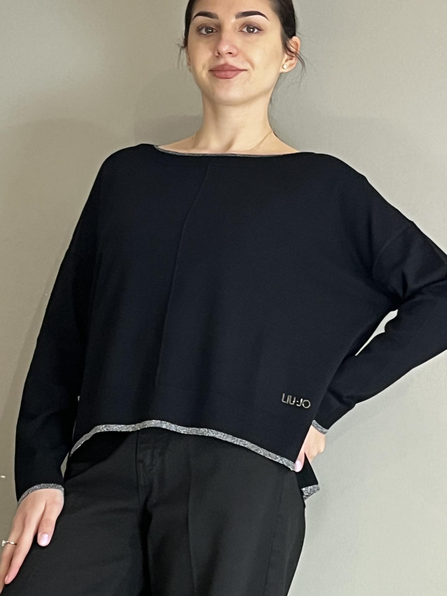 MAGLIA LIU.JO WEAR WXX054 NERO