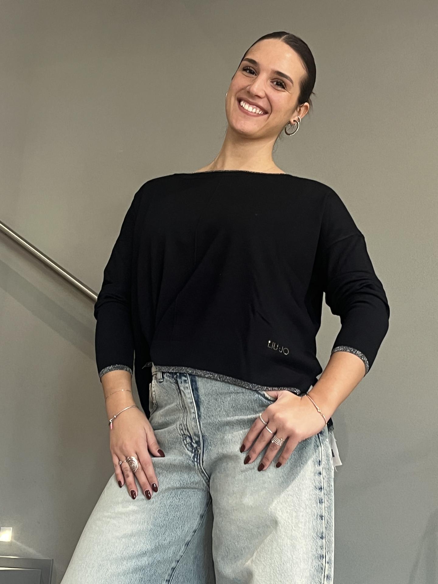 MAGLIA LIU.JO WEAR WXX054M NERO