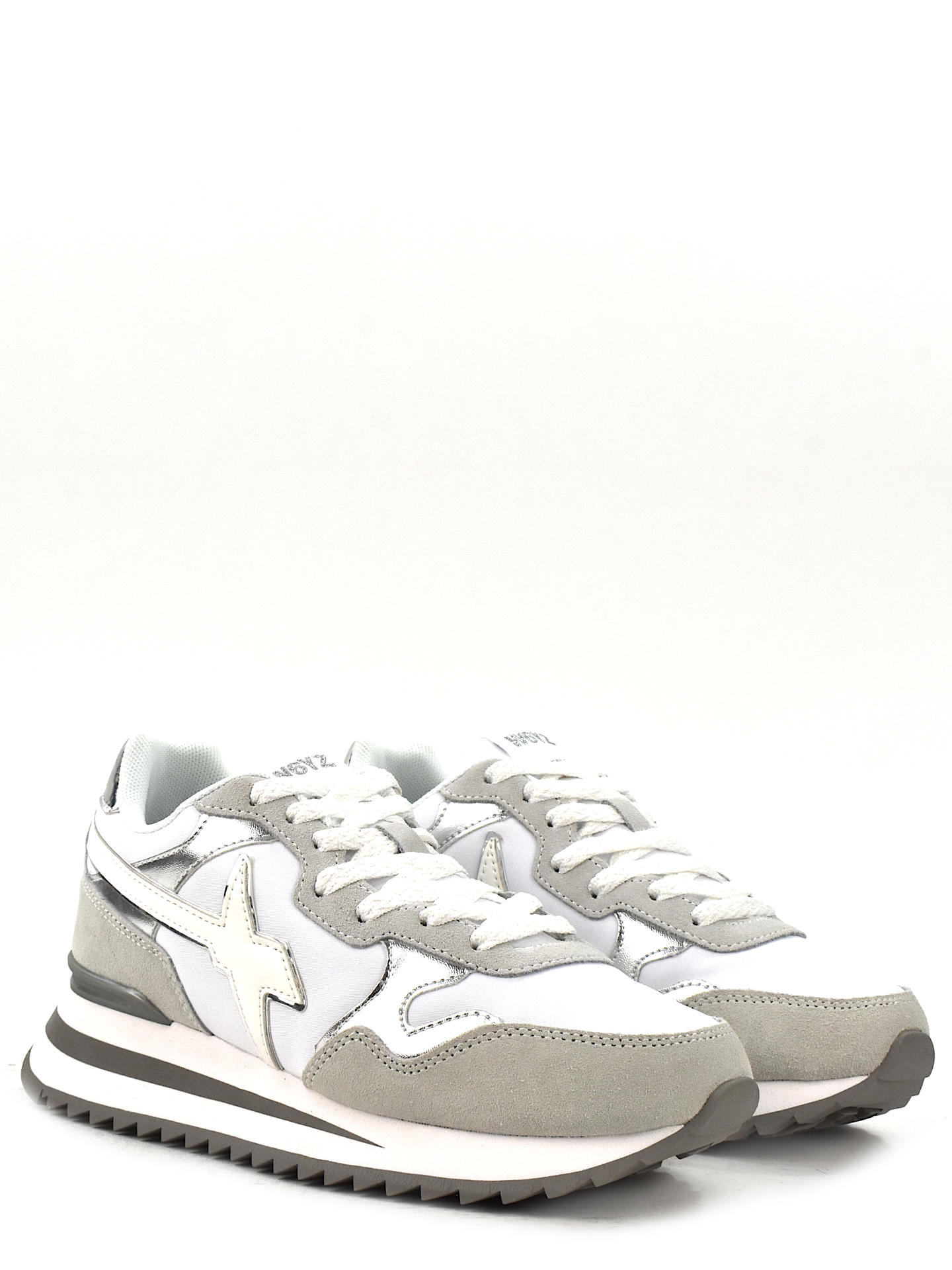 SNEAKERS W6YZ YAKD BIANCO/ARGENTO