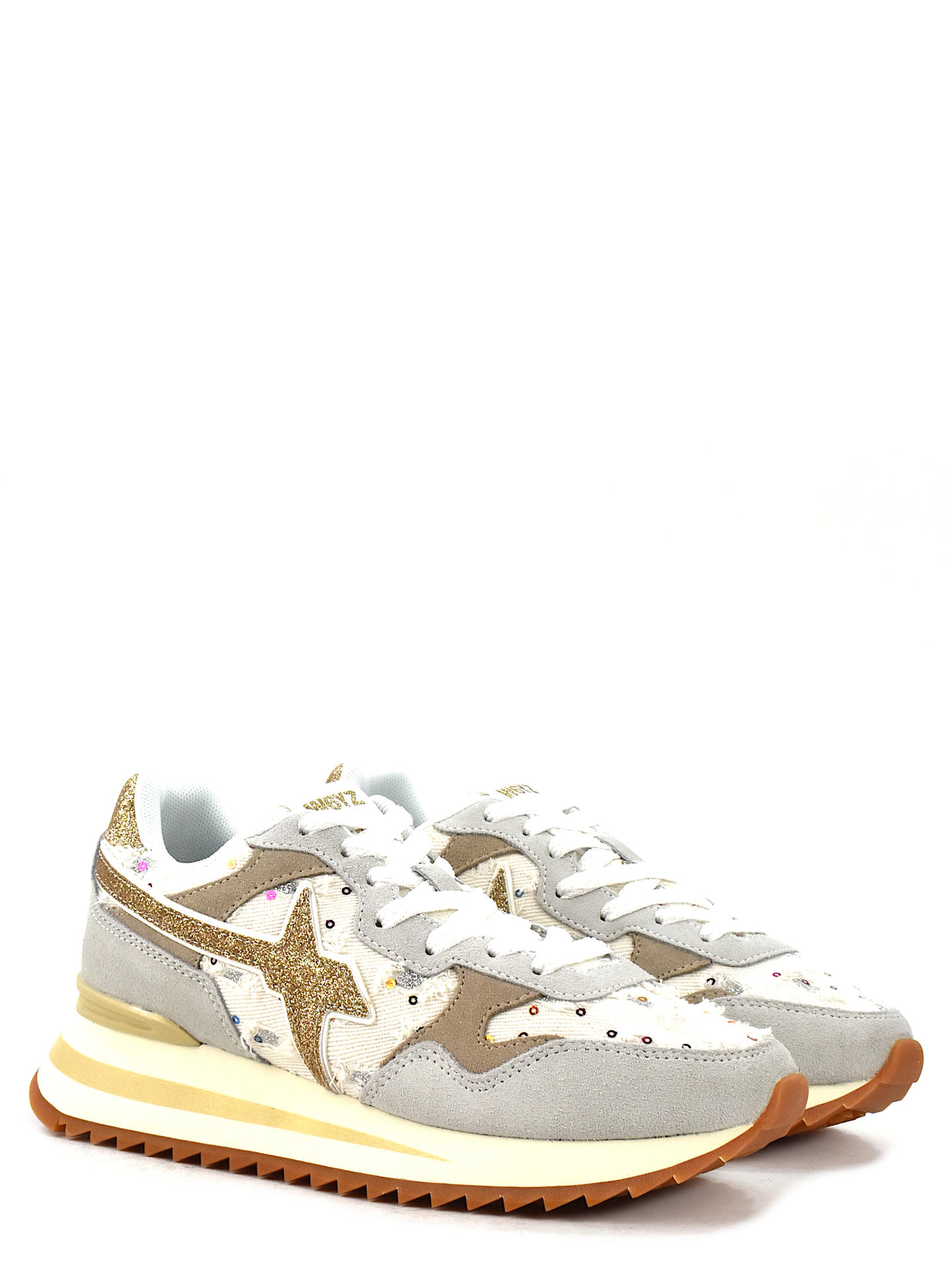 SNEAKERS W6YZ YAKD BIANCO/ORO